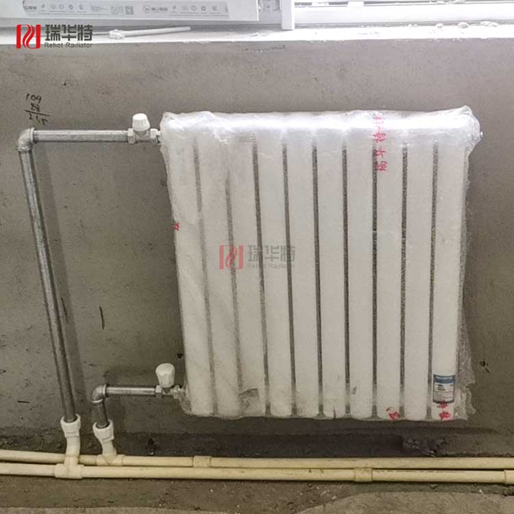 鋼制暖氣片安裝