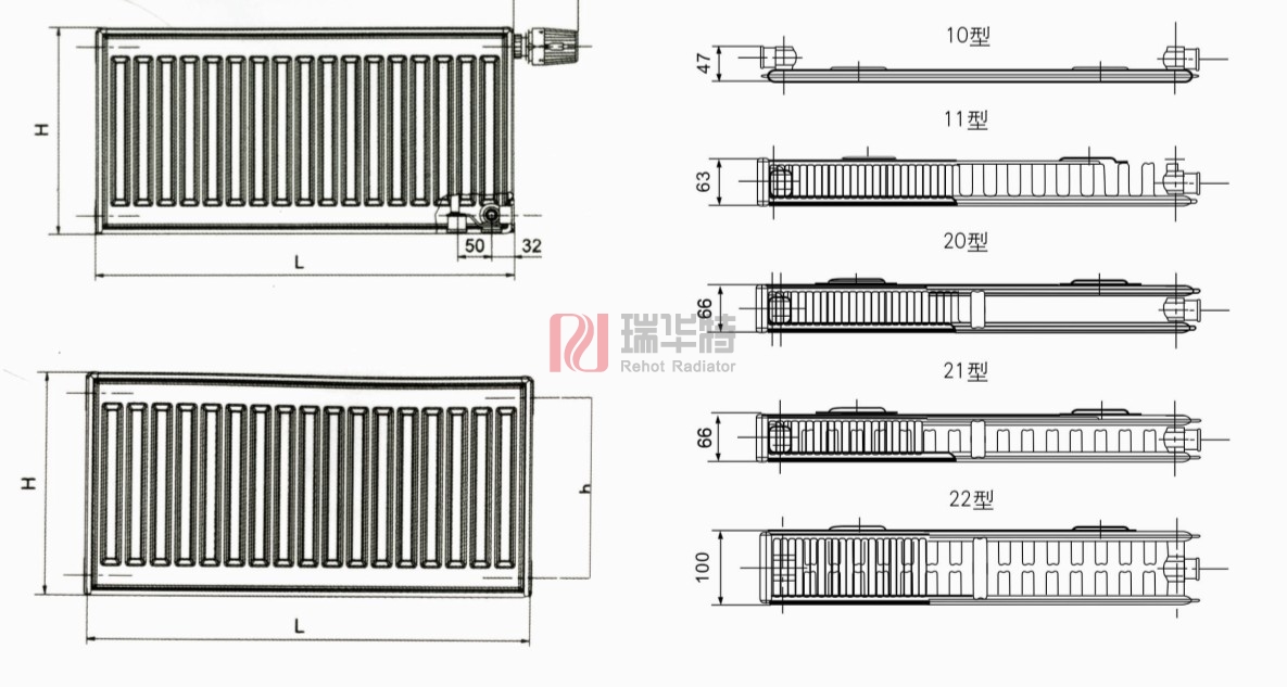 鋼制板式散熱器 鋼制板式暖氣片特點介紹