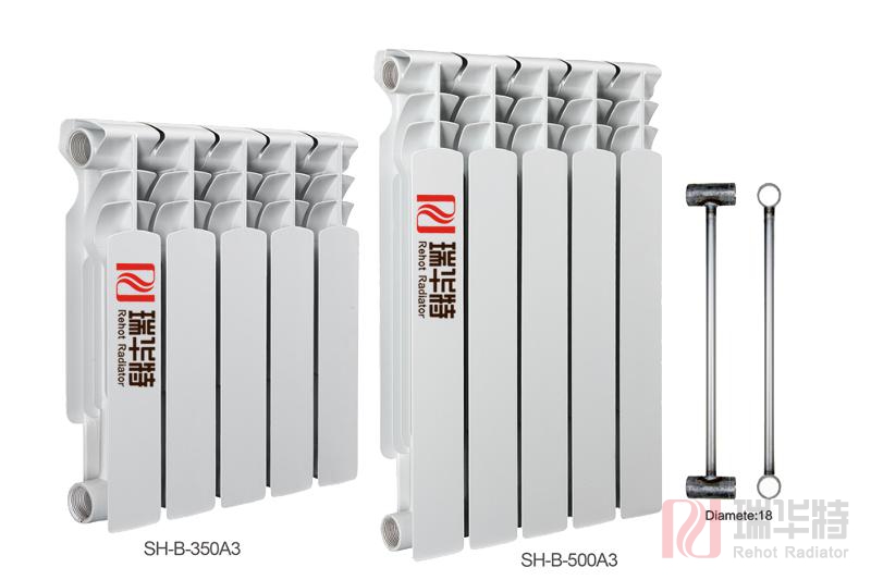 煙臺暖氣片采購  煙臺暖氣片價格  雙金屬壓鑄鋁暖氣片UR7002-300